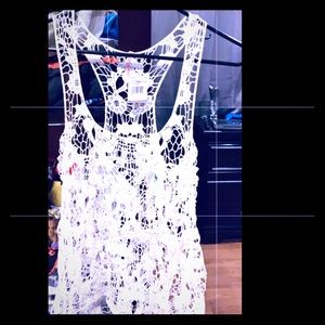 Lace tank top